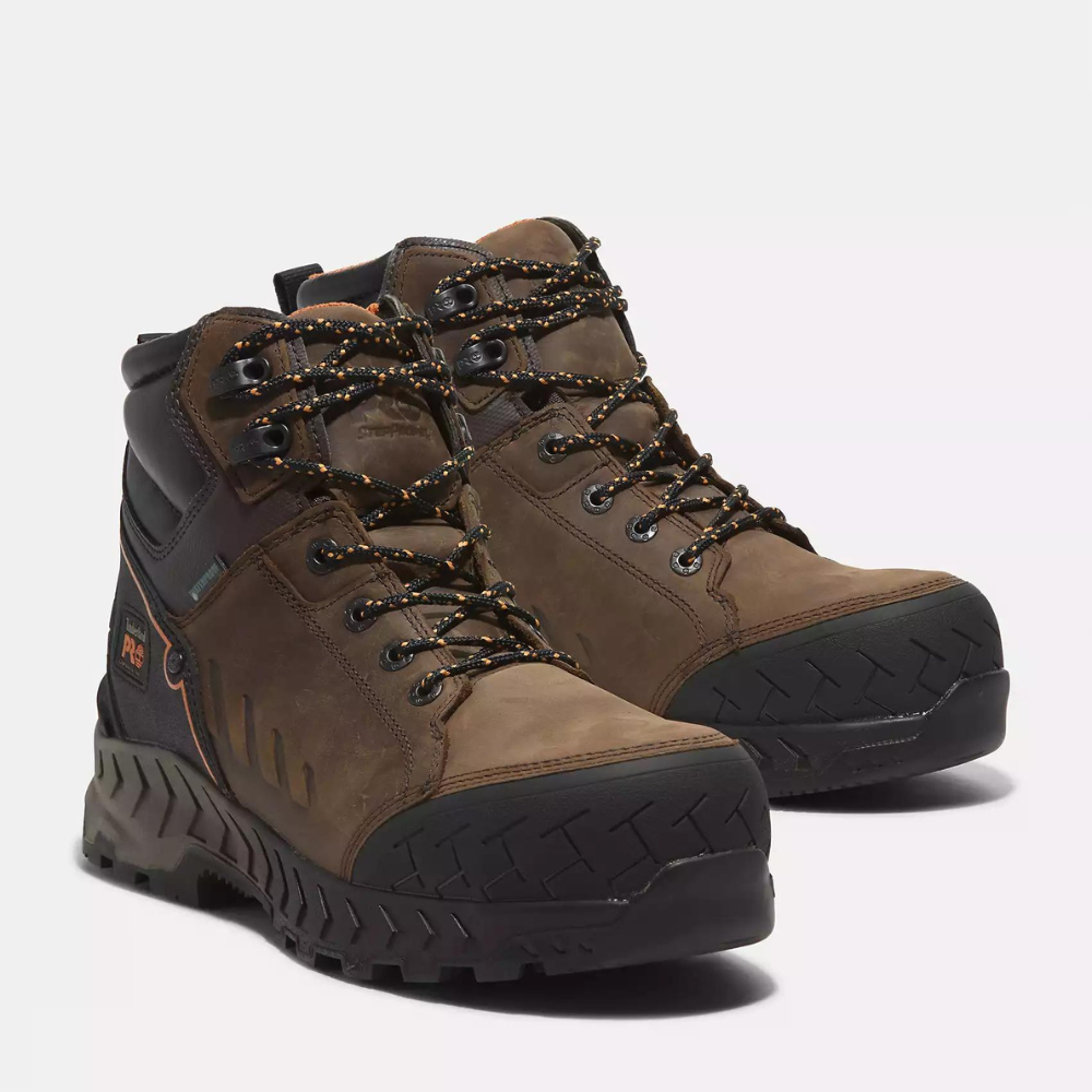 Timberland A225Q Work Summit 6 inch Composite Toe Work Boots Brown from GME Supply